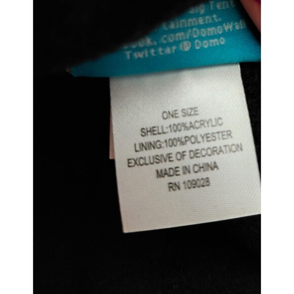 New With Tags Domo Kun Knit Trapper Hat Fleece Lined Beanie Kids One Size - Picture 5 of 8